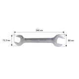 Llave fija de doble boca 38x42 mm