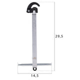 Llave de lavabo telescópica