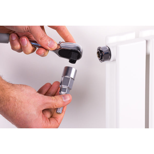 Llave escalonada universal para radiador y fontanería