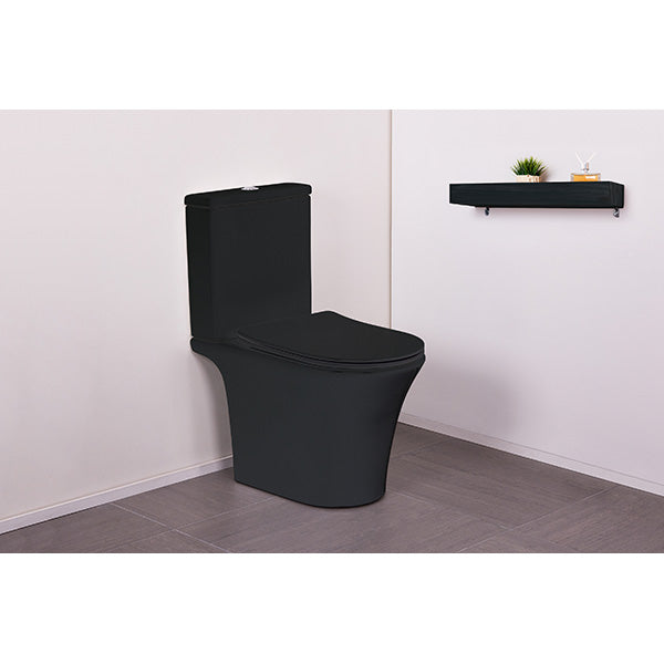 Tapa WC termoestable negra ultrafina