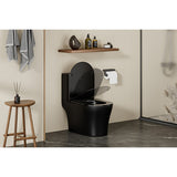 Tapa WC termoestable negra ultrafina