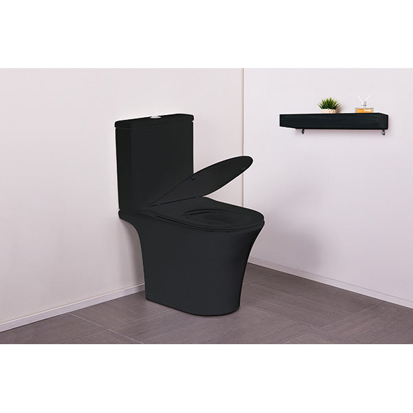 Tapa WC termoestable negra ultrafina