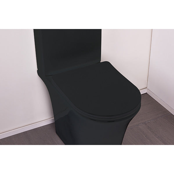 Tapa WC termoestable negra ultrafina