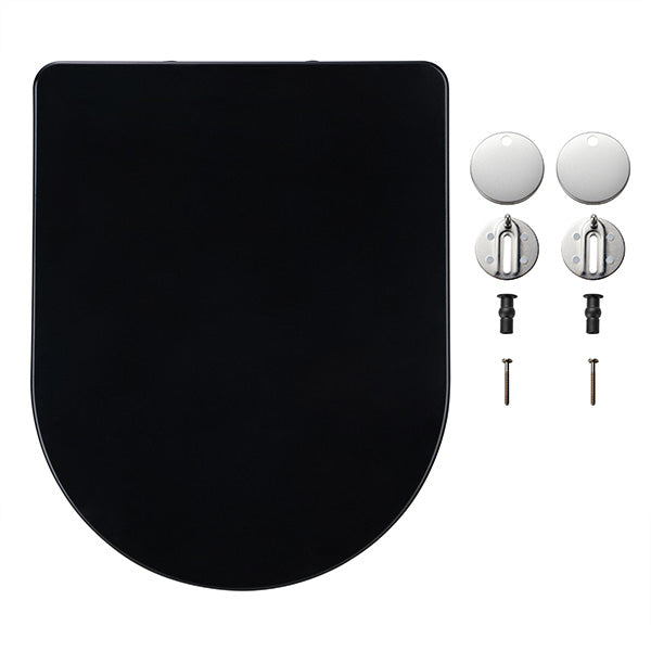 Tapa WC termoestable negra ultrafina