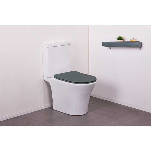 Tapa WC termoestable antracita ultrafina