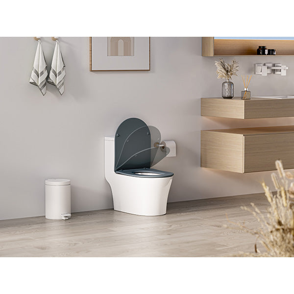 Tapa WC termoestable antracita ultrafina