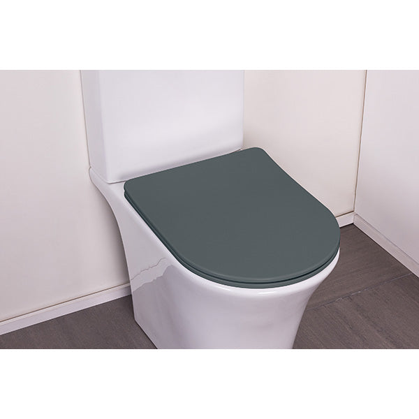 Tapa WC termoestable antracita ultrafina
