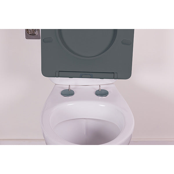 Tapa WC termoestable antracita ultrafina