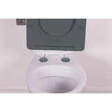 Tapa WC termoestable antracita ultrafina
