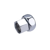 Par de racores sanitarios rectos con tuerca giratoria