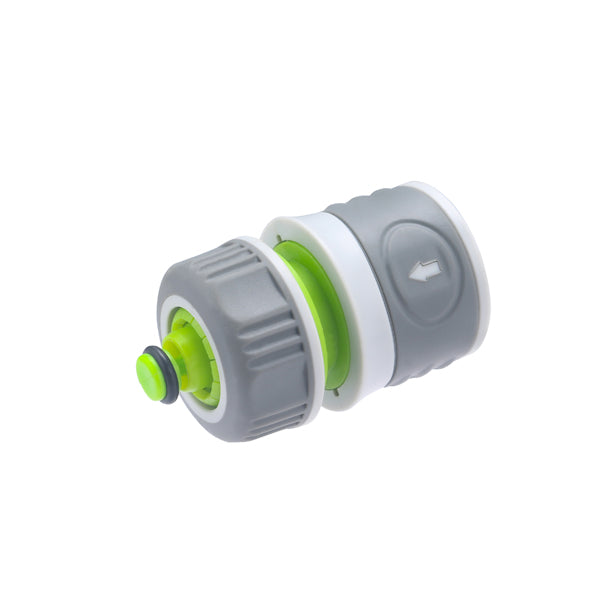 Conector automático bi-material Agua stop ø12-ø15mm