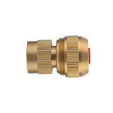 Conector automático latón Agua stop ø19mm