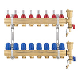 Colector para suelo radiante 8 circuitos