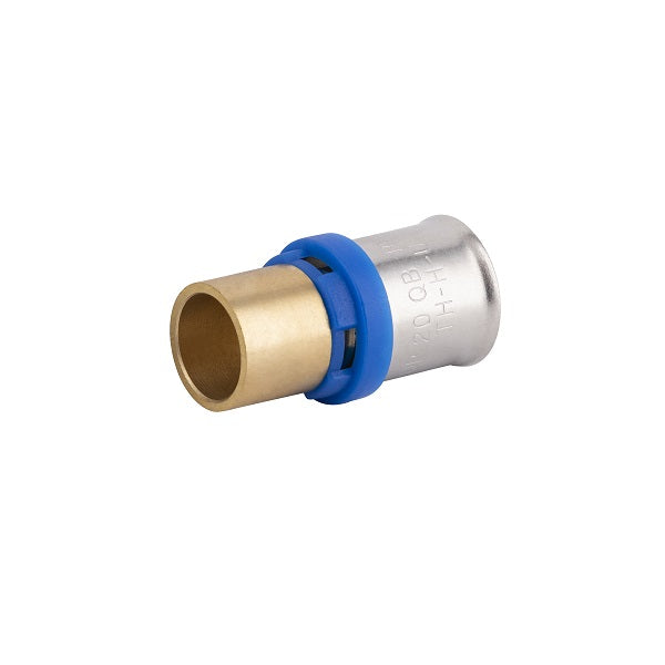 racor pasarela cobre multicapa a prensar 20 mm - 16 mm