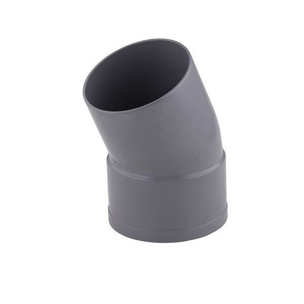 Codo para tubo PVC 22° macho hembra