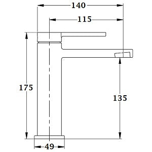 Grifo lavabo monomando OBERA