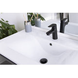 Grifo lavabo monomando negro ONE