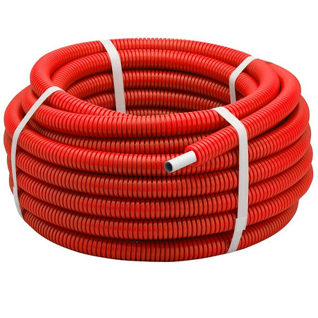 Rollo multicapa corrugado rojo